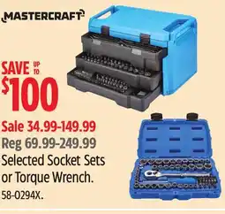 Canadian Tire MASTERCRAFT Selected Socket Sets or Torque Wrench offer