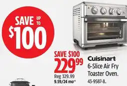 Canadian Tire Cuisinart 6-Slice Air Fry Toaster Oven offer