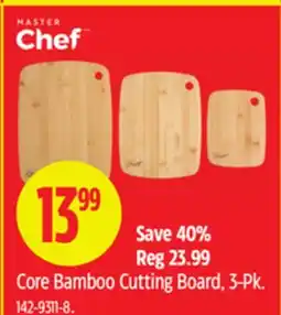 Canadian Tire MasterChef Core Bamboo Cutting Board, 3-Pk offer