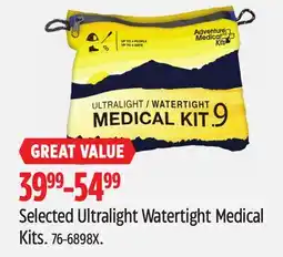 Canadian Tire Selected Ultralight Watertight Medical Kits offer
