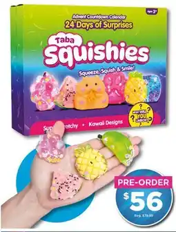 Showcase taba Squishies offer