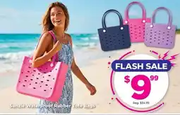 Showcase Sunzle Waterproof Rubber Tote Bags offer