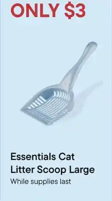 Petvalu Essentials Cat Litter Scoop Large offer