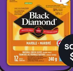 Food Basics BLACK DIAMOND NATURAL CHEESE SLICES offer