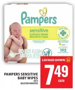 Food Basics PAMPERS SENSITIVE BABY WIPES offer