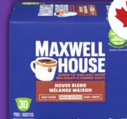 Food Basics MAXWELL HOUSE OR NABOB COFFEE CAPSULES offer