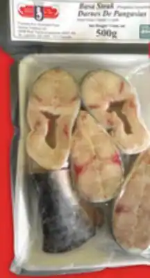 Food Basics SEAHORSE BASA STEAK OR ANCHOR'S BAY BASA FILLET OR SEASOUL TORPEDO SHRIMP offer