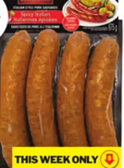 Food Basics MARC ANGELO JUMBO SAUSAGES offer