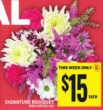 Food Basics SIGNATURE BOUQUET offer