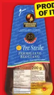 Food Basics TRE STELLE PARMIGIANO REGGIANO OR GRANA PADANO OR PECORINO ROMANO offer