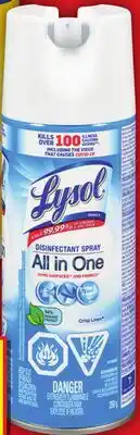 Food Basics LYSOL DISINFECTANT OR DISINFECTING WIPES offer