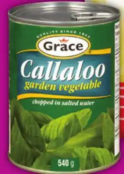 Food Basics GRACE CORN MEAL OR CALLALOO VEGETABLE offer