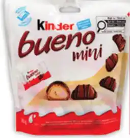 Food Basics KINDER SURPRISE OR BUENO MINI offer