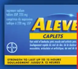 Food Basics ALEVE CAPLETS offer