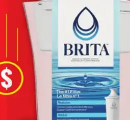 Food Basics BRITA WATER FILTRATION SYSTEM OR REFILL FILTERS offer