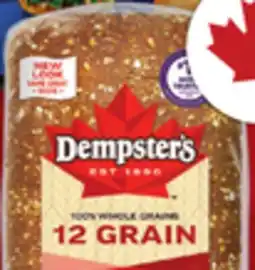 Food Basics DEMPSTER'S WHOLE GRAIN BREAD 600 G BAGELS 450 - 510 G SIGNATURE BUNS 6 - 8'S offer