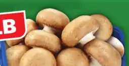 Food Basics WHOLE WHITE OR CREMINI MUSHROOMS offer
