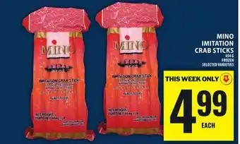 Food Basics MINO IMITATION CRAB STICKS offer