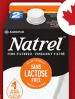 Food Basics NATREL LACTOSE FREE OR ORGANIC MILK offer