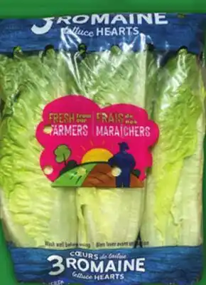 Food Basics ROMAINE HEARTS OR SWEET ASSORTED PEPPERS offer
