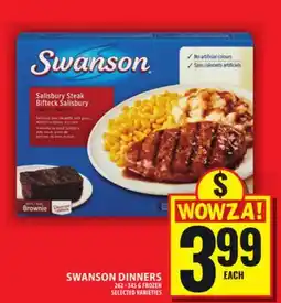 Food Basics SWANSON DINNERS offer