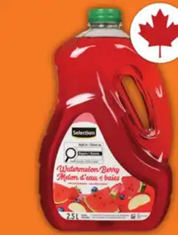 Food Basics SELECTION DRINKS 2.5 L IRRESISTIBLE APPLE JUICE 1.65 L offer