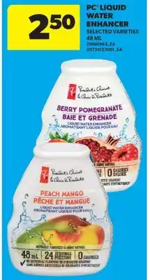 Real Canadian Superstore PC LIQUID WATER ENHANCER offer