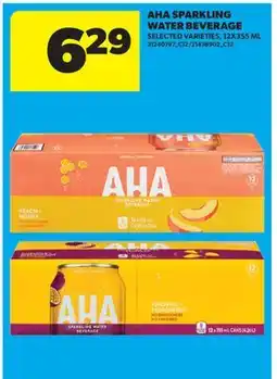 Real Canadian Superstore AHA SPARKLING WATER BEVERAGE offer