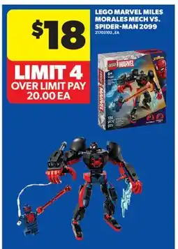 Real Canadian Superstore LEGO MARVEL MILES MORALES MECH VS. SPIDER-MAN 2099 offer