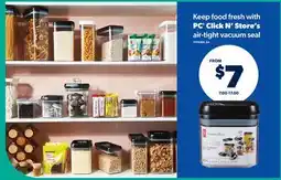 Real Canadian Superstore PC CLICK N' STORE'S AIR-TIGHT VACUUM SEAL offer
