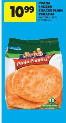 Real Canadian Superstore PRANA FROZEN SNACKS PLAIN PARATHA offer