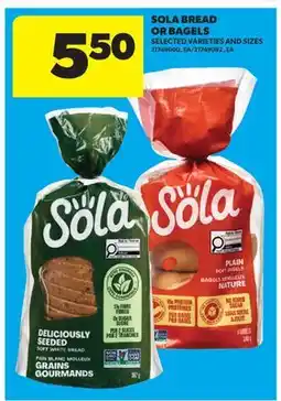 Real Canadian Superstore SOLA BREAD OR BAGELS offer