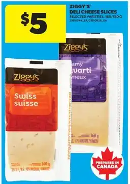 Real Canadian Superstore ZIGGY'S DELI CHEESE SLICES, 160/180 G offer