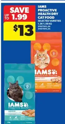 Real Canadian Superstore IAMS PROACTIVE HEALTH DRY CAT FOOD offer