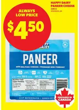 Real Canadian Superstore HAPPY DAIRY PANEER CHEESE offer