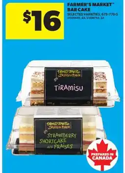 Real Canadian Superstore FARMER'S MARKET BAR CAKE offer