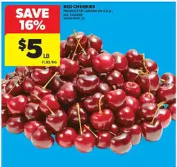 Real Canadian Superstore RED CHERRIES offer