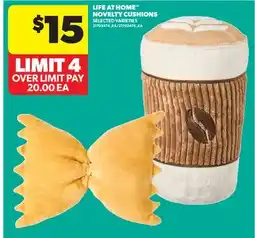 Real Canadian Superstore LIFE AT HOME NOVELTY CUSHIONS offer