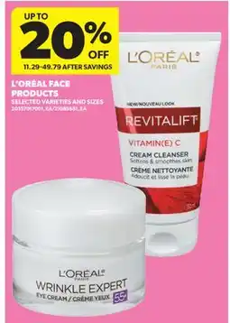 Real Canadian Superstore L'OREAL FACE PRODUCTS offer