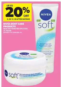 Real Canadian Superstore NIVEA BODY CARE PRODUCTS offer
