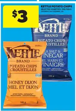 Real Canadian Superstore KETTLE POTATO CHIPS, 156/198 G offer