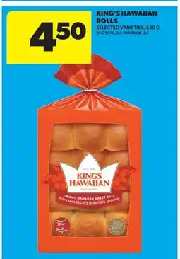 Real Canadian Superstore KING'S HAWAIIAN ROLLS offer