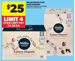 Real Canadian Superstore MILLIE MOON CLUB PACK DIAPERS offer