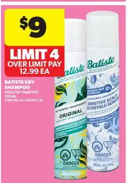 Real Canadian Superstore BATISTE DRY SHAMPOO offer