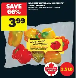 Real Canadian Superstore NO NAME NATURALLY IMPERFECT SWEET PEPPERS, 2.5 LB offer