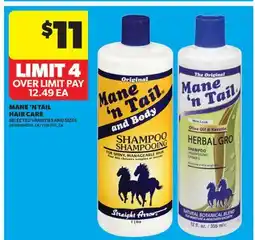 Real Canadian Superstore MANE 'N TAIL HAIR CARE offer