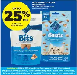 Real Canadian Superstore BLUE BUFFALO CAT OR DOG TREATS offer