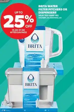 Real Canadian Superstore BRITA WATER FILTER PITCHERS OR DISPENSERS offer