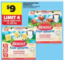 Real Canadian Superstore NESTLÉ BOOST KIDS ESSENTIALS offer