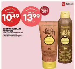 Real Canadian Superstore SUN BUM SUN CARE PRODUCTS offer